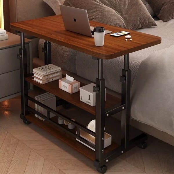 🛏️ Movable Lifting Bedside Table | Computer & Study Desk 💻✨